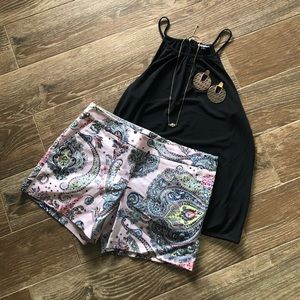 Express Paisley Print Shorts size 4